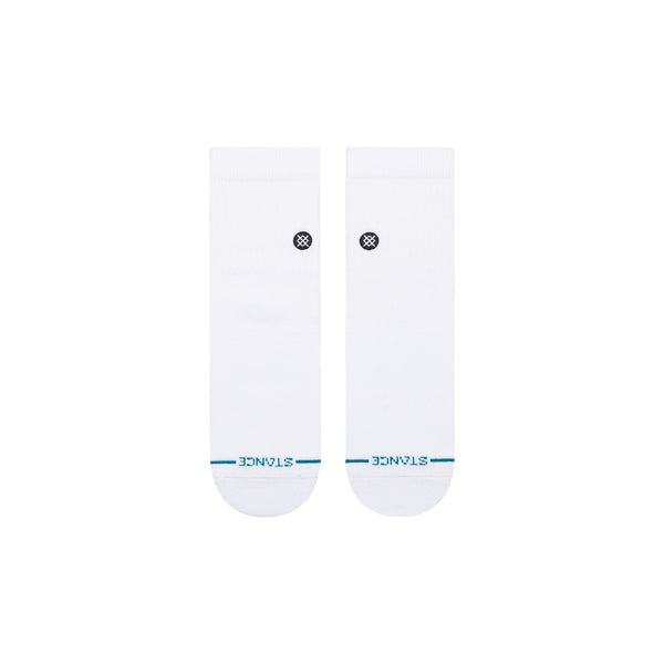 Icon Quarter Socks - White - view 2