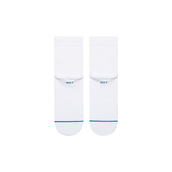 Icon Quarter Socks - White - view 3