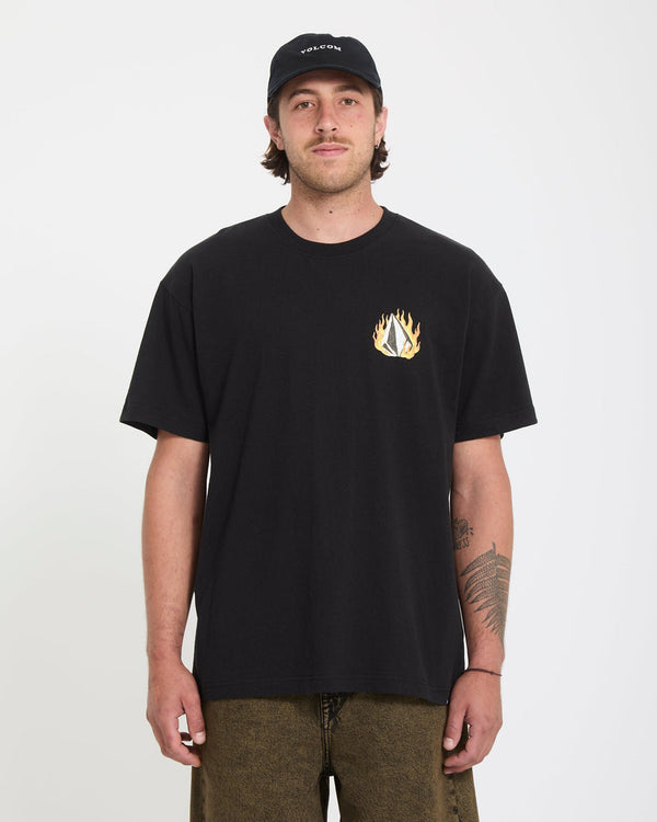 Volcom Double Fantasy Mens T-Shirt - Black