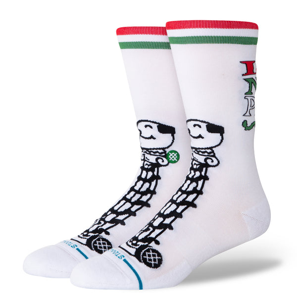 Stance Little Nero's Crew Socks - White