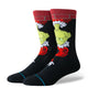 Stance Grinch Down The Chimney Crew Sock - Black