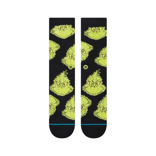 Stance Mean One Crew Socks - Black