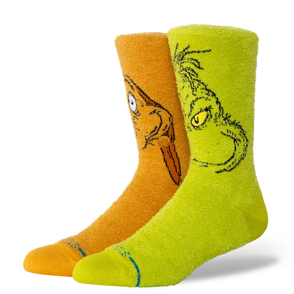 Stance Grinch And Max Crew Socks - Green