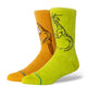 Stance Grinch And Max Crew Socks - Green