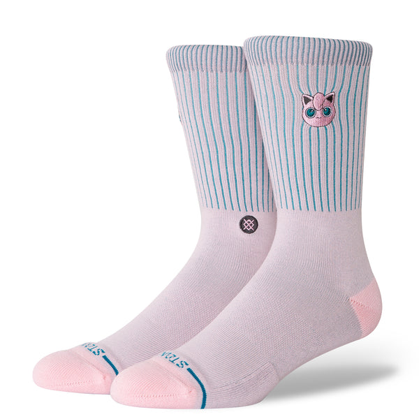 Stance Jigglypuff Crew Socks - Pink