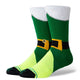 Stance Elf Not A Costume Crew Sock -  Green