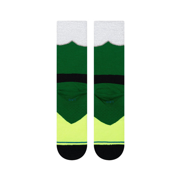 Stance Elf Not A Costume Crew Sock -  Green
