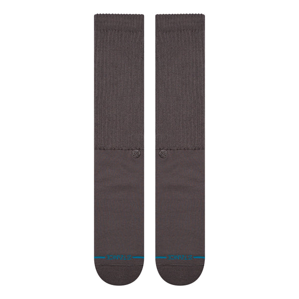Stance Icon Slouch Crew Socks - Charcoal