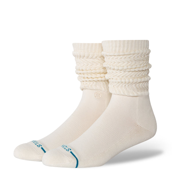 Stance Icon Slouch Crew Socks - Canvas