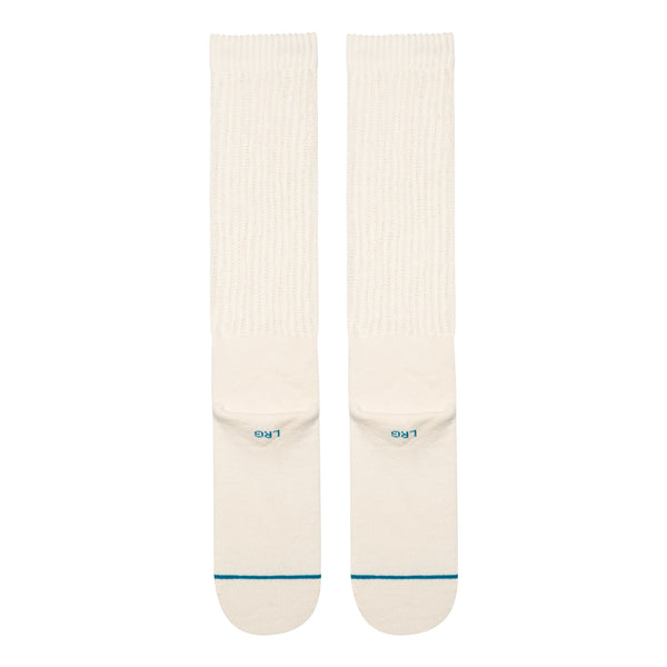 Stance Icon Slouch Crew Socks - Canvas