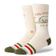 Stance California Republic 2 Crew Sock - Off White