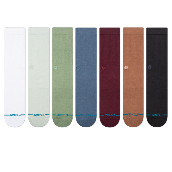 Stance 7 Days A Week Pack Crew Socks - Multi