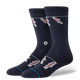 Stance Gone Fishin' Crew Socks - Navy