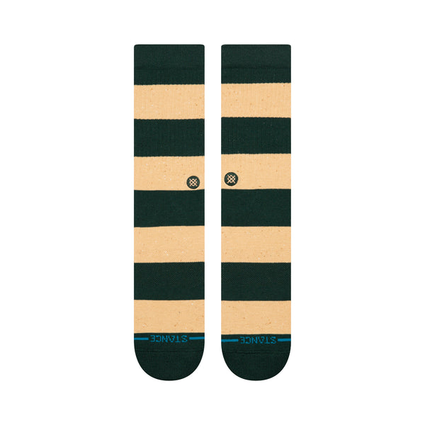 Stance Nep Stripe Crew Socks - Pine