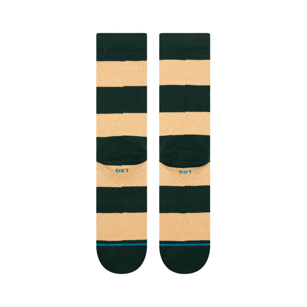 Stance Nep Stripe Crew Socks - Pine