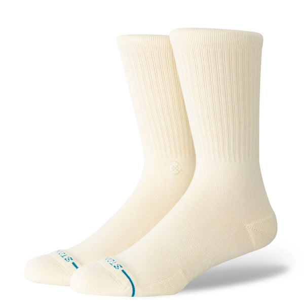 Stance Icon Crew Merino Wool Crew Sock -  Canvas