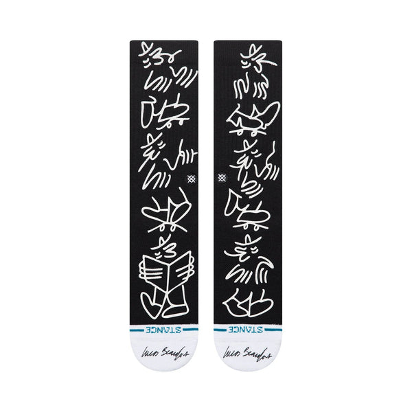 Stance Lucas Crew Sock - Black