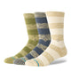 Stance Portland 3 Pack Crew Socks - Canvas