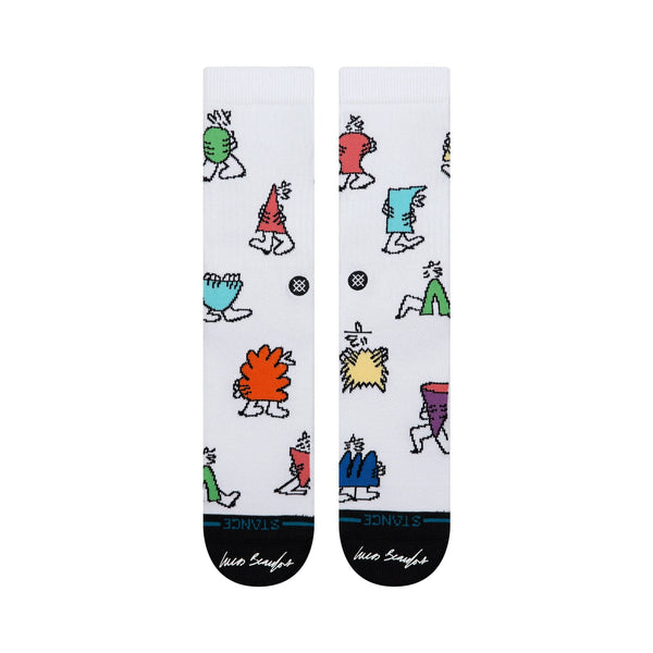 Stance Shape Shifter Crew Socks - White