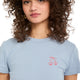 Volcom Women's As If Baby Tee - Cali Blue