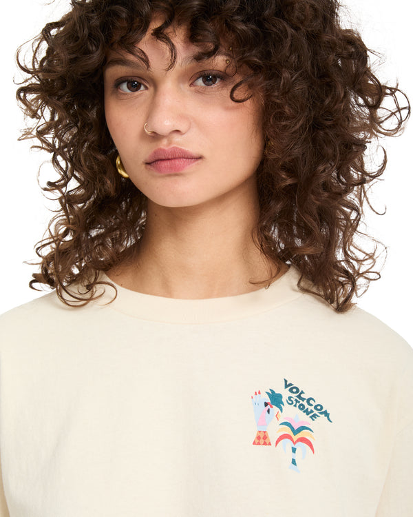 Volcom Women's Bruno Lucas Tee - Vintage White
