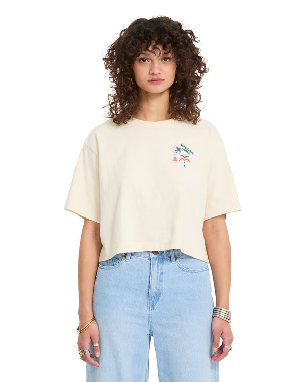 Volcom Women's Bruno Lucas Tee - Vintage White