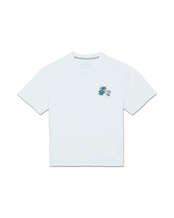 Volcom Women's As If Baby Tee - Cali Blue