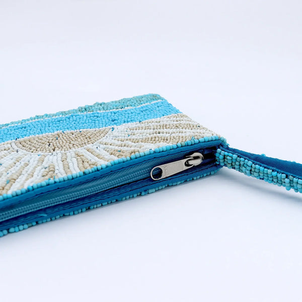 Pineapple Island Small Sunrise Beaded Pouch