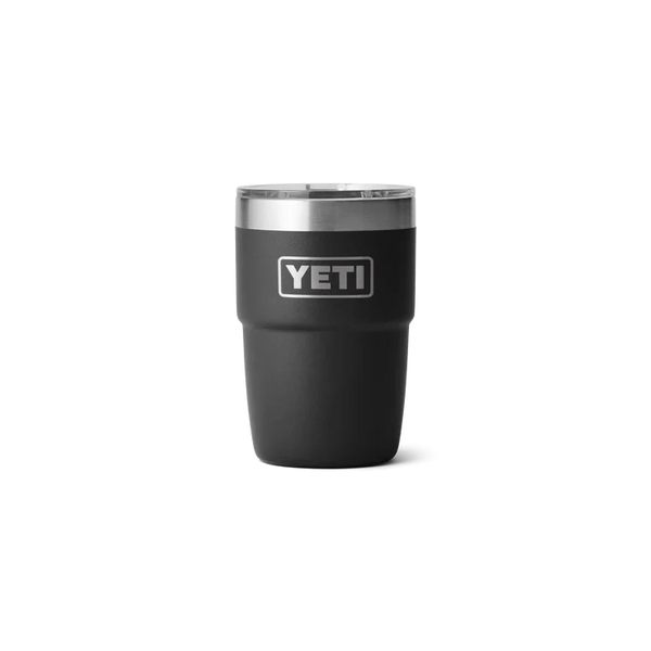 YETI RAMBLER 8 OZ STACKABLE CUP -  BLACK