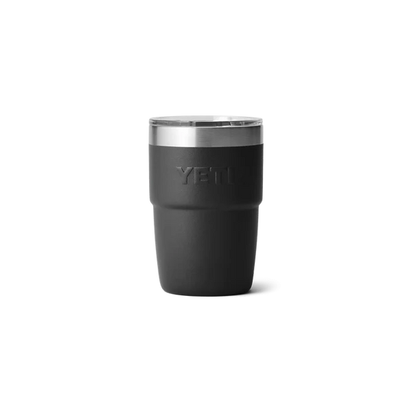 YETI RAMBLER 8 OZ STACKABLE CUP -  BLACK