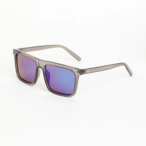 CHPO Bruce Sunglasses Grey Blue Mirror