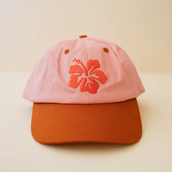 Cai & Jo Hibiscus Embroidered Cap