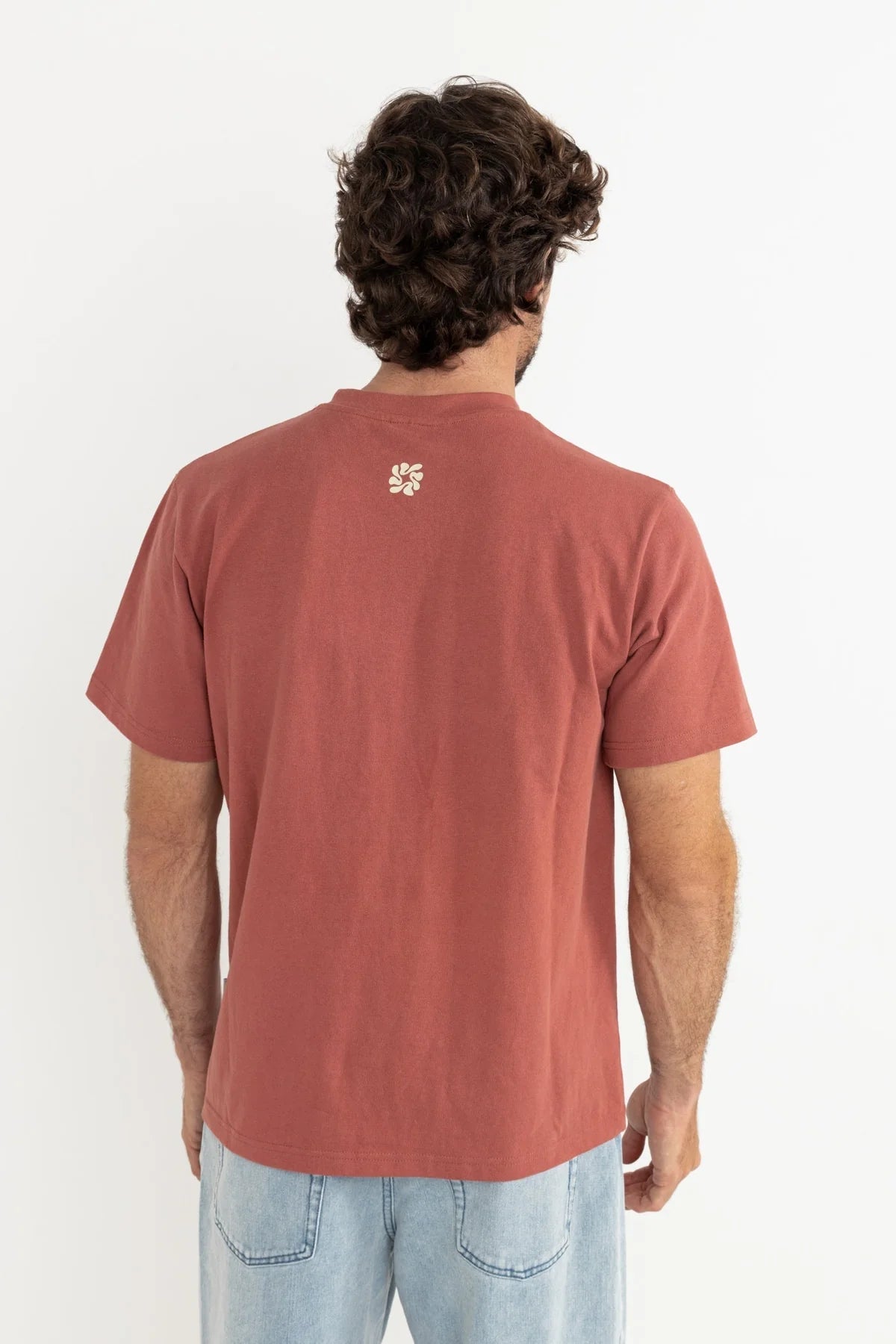 Rhythm Men's Grange Vintage T-Shirt - Vintage Clay