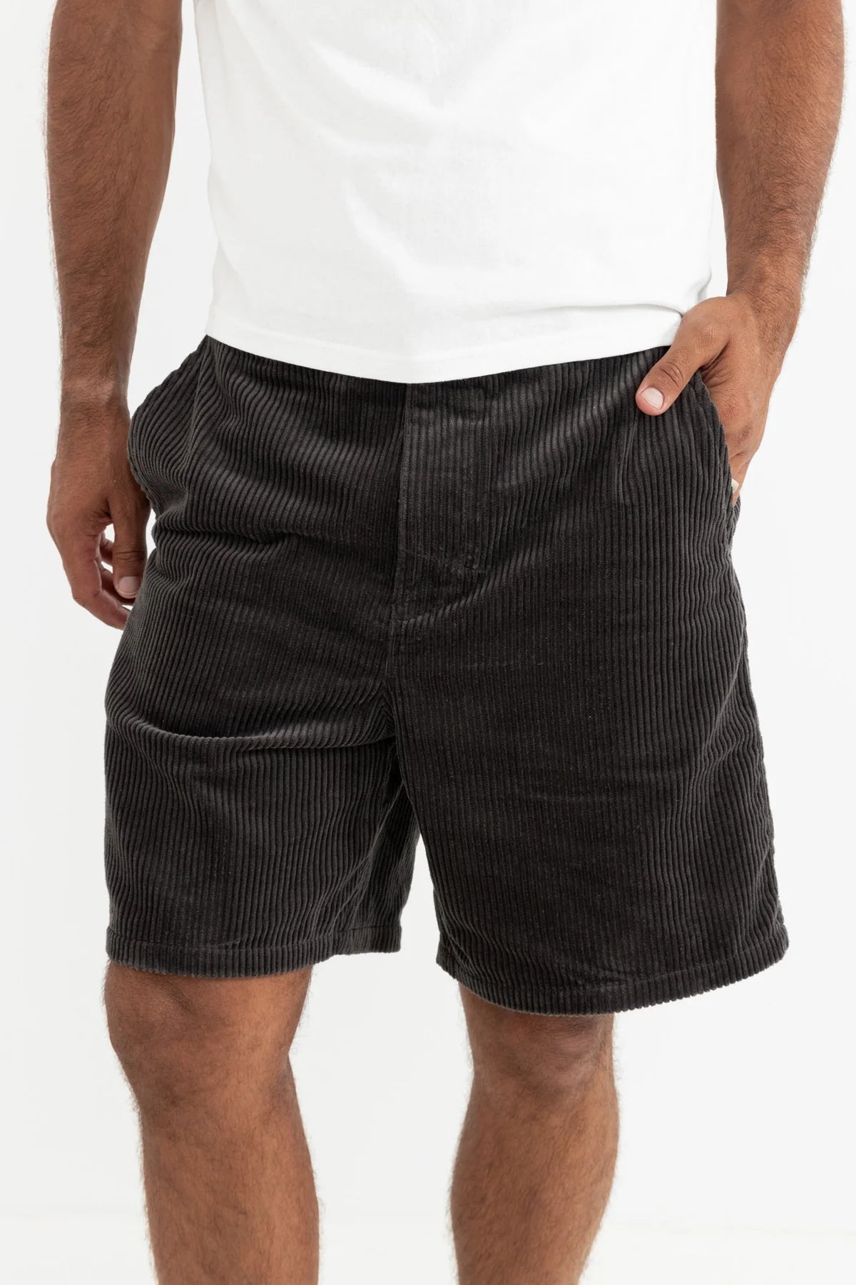Rhythm Men's Reverb Corduroy Short - Charcoal