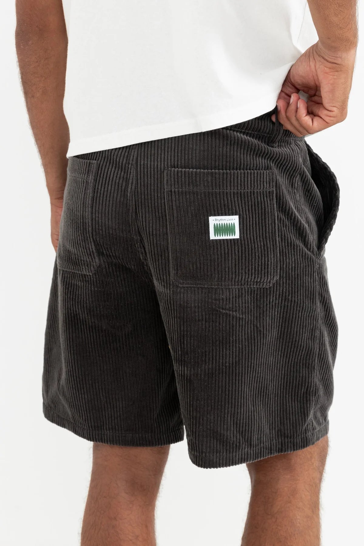 Rhythm Men's Reverb Corduroy Short - Charcoal