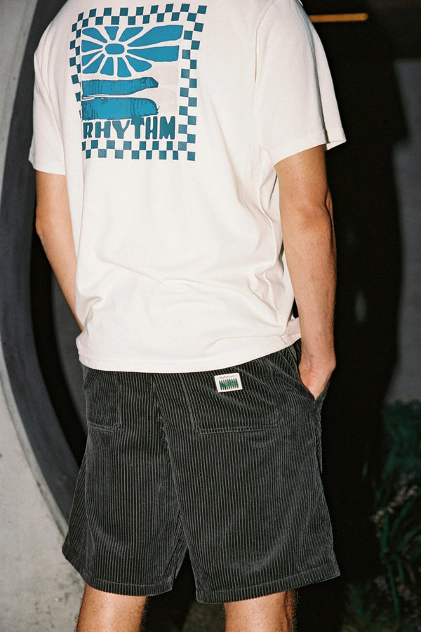 Rhythm Men's Reverb Corduroy Short - Charcoal