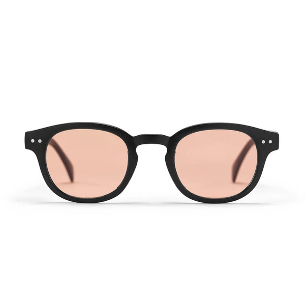 CHPO Carro Sunglasses - Matte Black / Light Orange