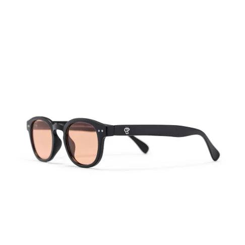 CHPO Carro Sunglasses - Matte Black / Light Orange