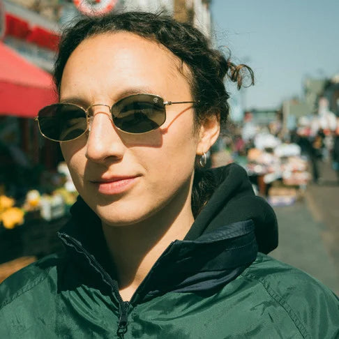 CHPO Hacienda Sunglasses - Gold / Green