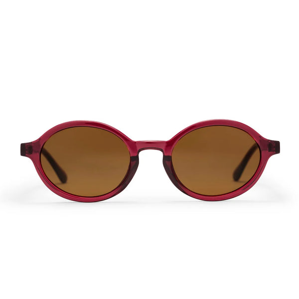 CHPO Marlene Sunglasses - Burgundy / Brown