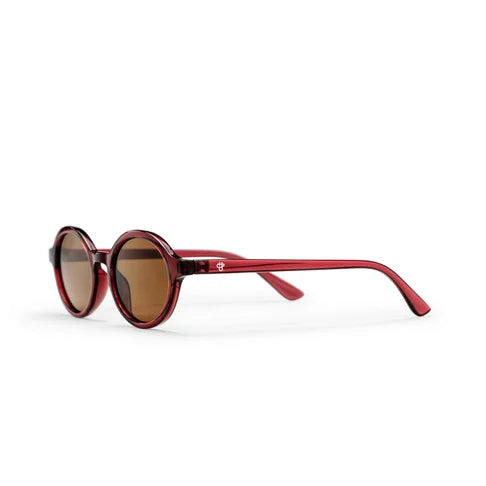 CHPO Marlene Sunglasses - Burgundy / Brown