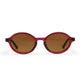 CHPO Marlene Sunglasses - Burgundy / Brown