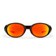 CHPO Nori Sunglasses - Coffee / Red Mirror