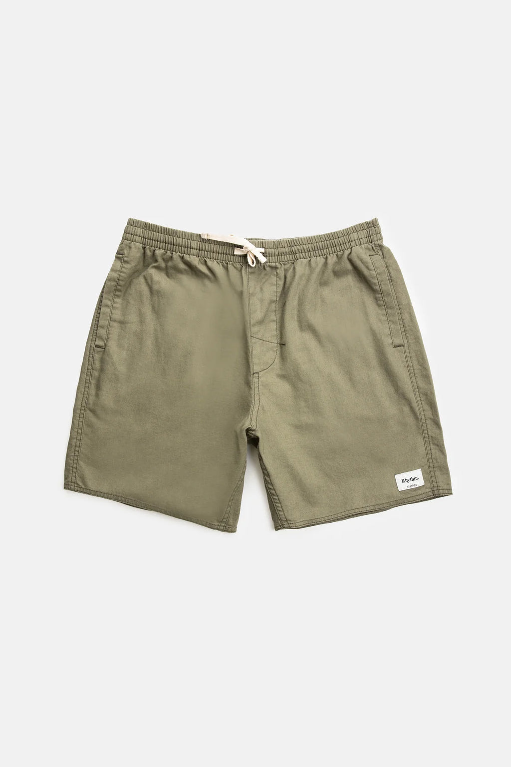 Rhythm Classic Linen Jam Shorts - Olive