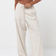 Rhythm Classic Drawstring Pant Trousers - Oat