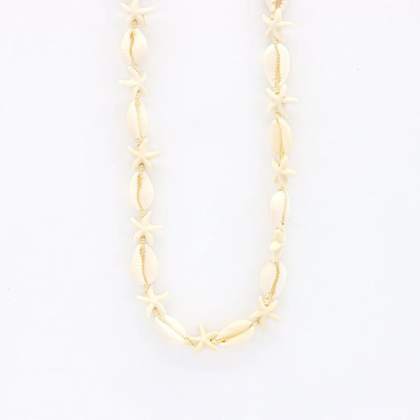 Pineapple Island Kahakai Shell & Starfish Beaded Necklace