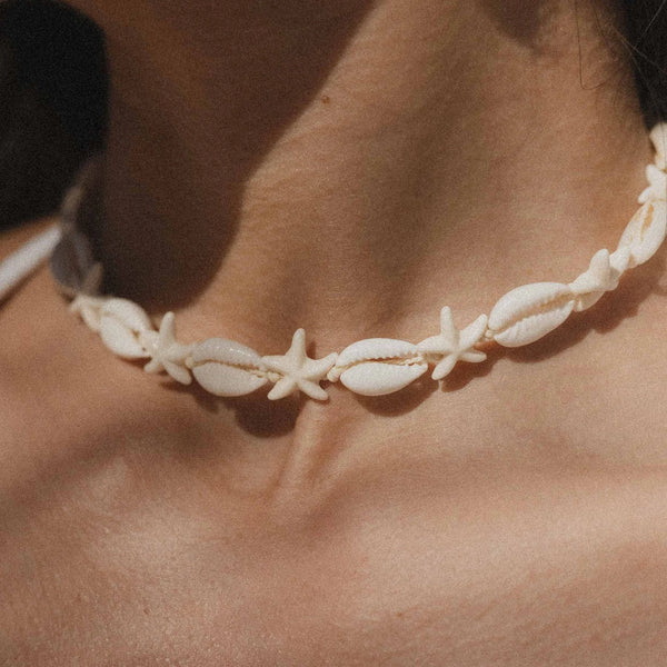 Pineapple Island Kahakai Shell & Starfish Beaded Necklace