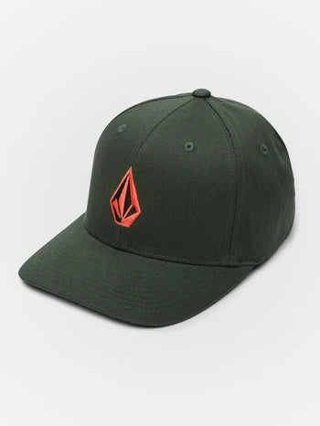 Volcom Full Stone Flexfit Hat - Dark Forest