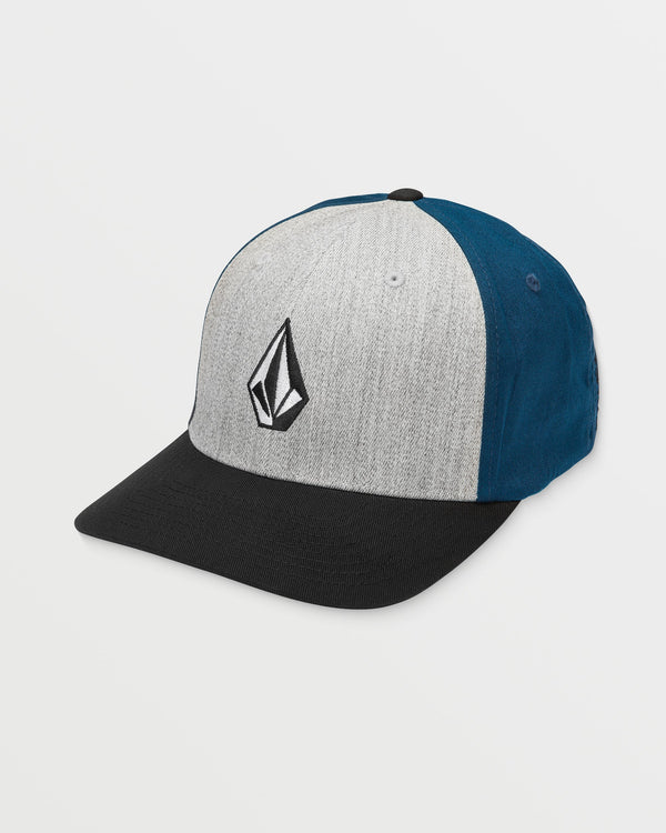 Volcom Full Stone HTHR Flexfit Hat - Dust Bowl Indigo