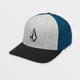 Volcom Full Stone HTHR Flexfit Hat - Dust Bowl Indigo